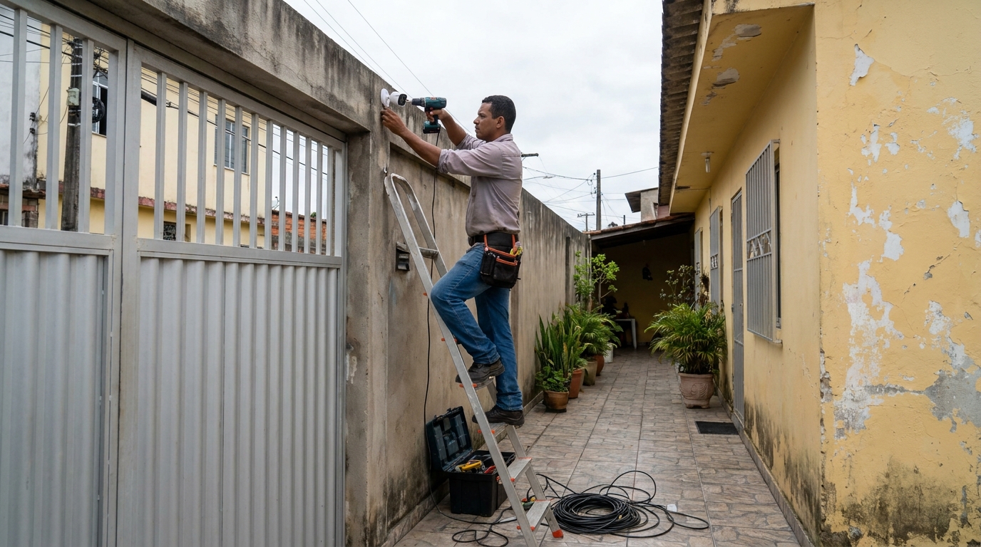 Instalacao de cameras de seguranca profissional em Niterói‑RJ