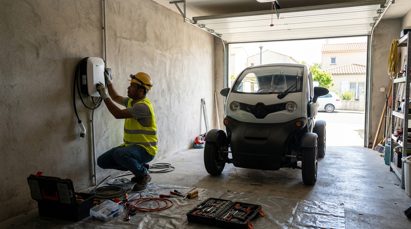 Instalacao de carregador de carro eletrico profissional em Niterói‑RJ