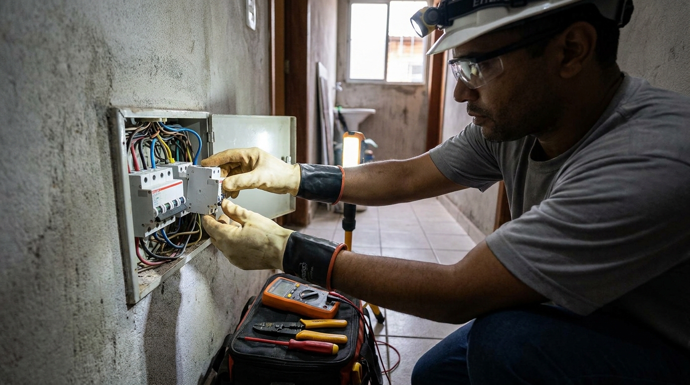 Instalacao de disjuntor profissional em Niterói‑RJ