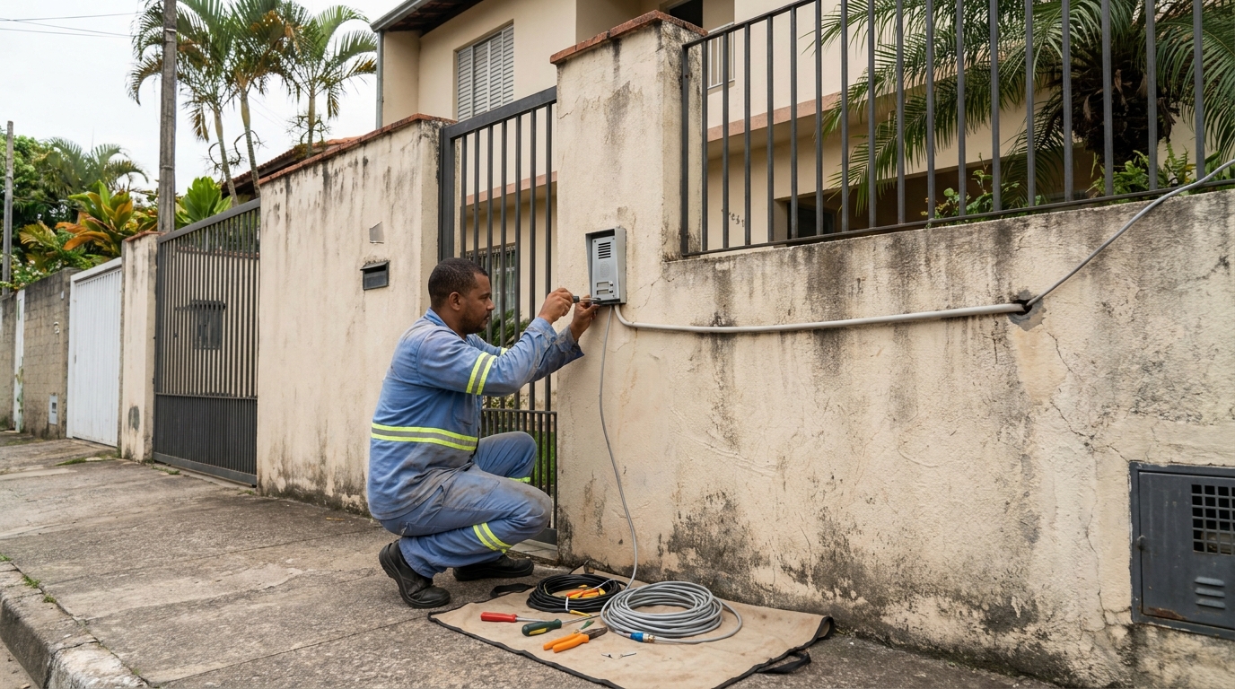 Instalacao de video porteiro em Niterói‑RJ